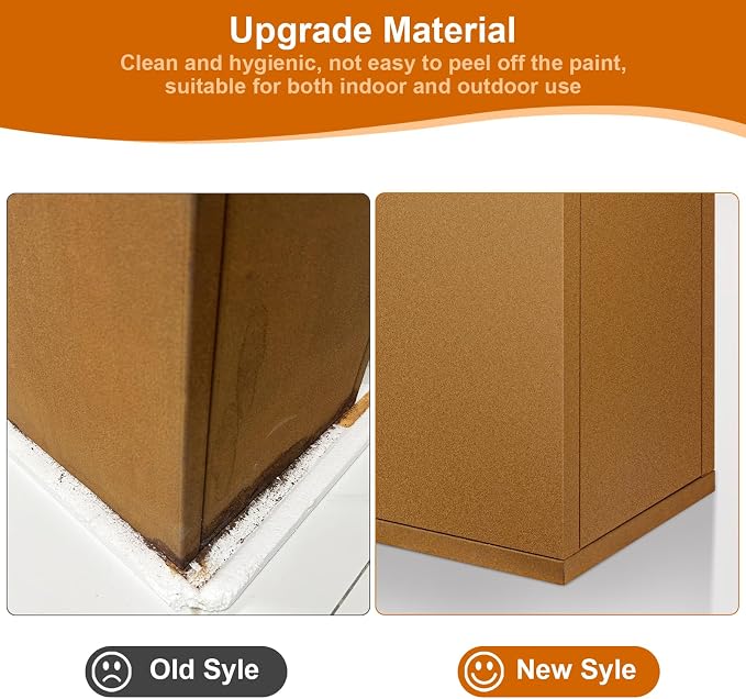Corten Steel Planter Box 28"x12"x28", Tall Planter Box Outdoor | Large - Image 3