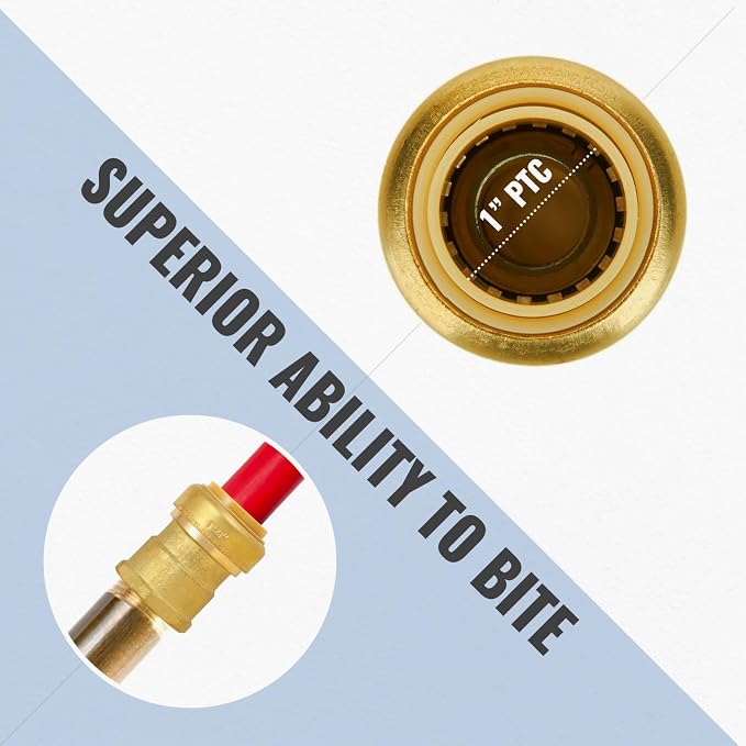1 Inch Female Adapter, 1/2" Push Fit x 1/2" FNPT, Push-to-Connect, - Image 7