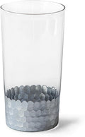 Hosley Argea Floral Silver Vase by HOSLEY