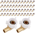 EFIELD Pex Crimp 3/4" Pex X 3/4" Female NPT Swivel Elbow Adapter Brass Fittings by EFIELDPEXTUBING