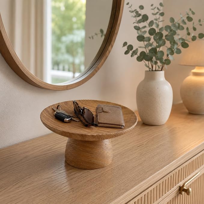 Braxio Faux Wood Decorative Bowl - Image 6