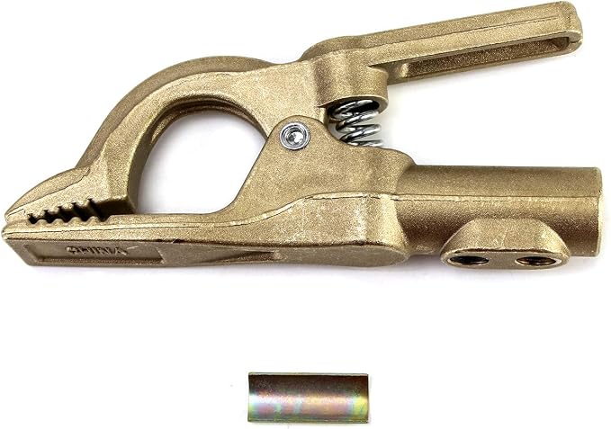 QWORK Welding Bronze Ground Clamp, 1.6 Pounds and 500A, 1 piece - Image 2