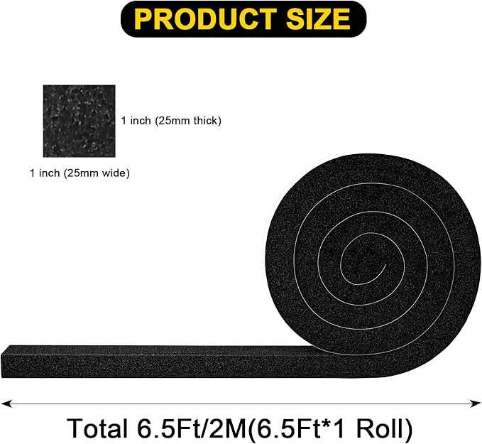 Air Conditioner Window Seal 1x1in, AC Window Seal Kit, Insulation | Strong - Image 4