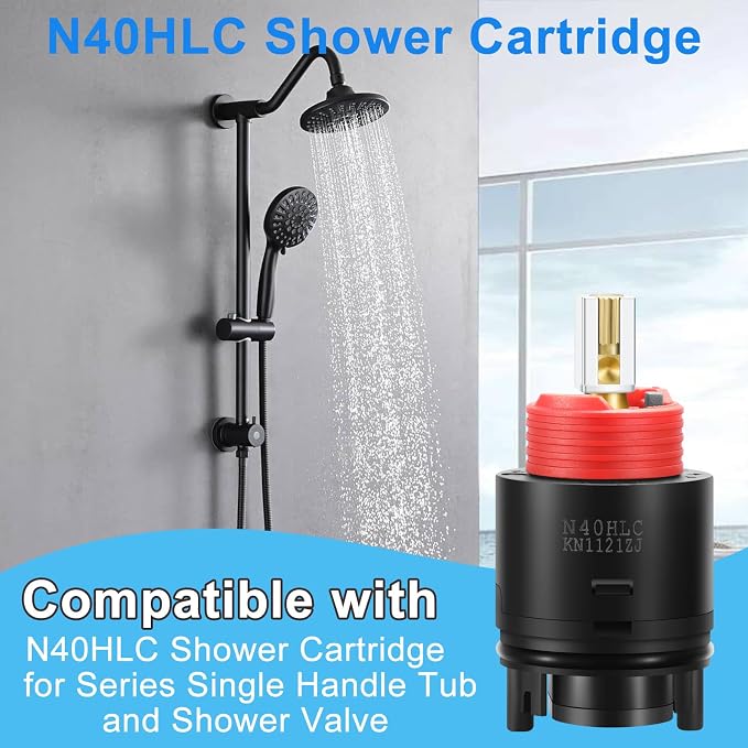 N40HLC Shower Cartridge, for RK7300-CART-3P, JH02BJ HL-40 Pressure Balancing - Image 4