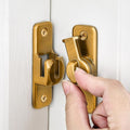 Brass 90/180 Degree Flip Latch, Zinc Alloy Barn Door Latch | Right Angle Door by INIRET