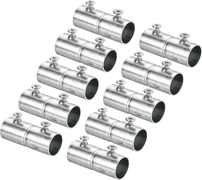 uxcell EMT Coupling, 16mm EMT Set Screw Coupling Conduit Fittings 47mm Length by uxcell