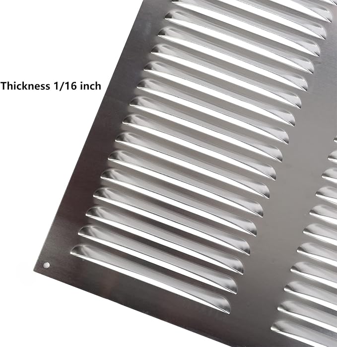 24”x 24”Return Air Grille Aluminum Louvered Vent Cover - Image 3