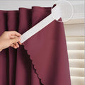 Self Adhesive Curtains, No Drilling Curtains, Easy Installation by gonnrly