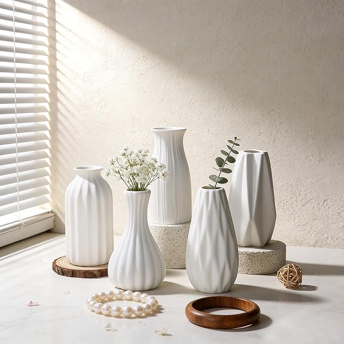BEAHOT Ceramic Bud Vases Set of 12 - Image 4
