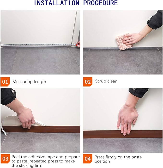 TAROSE Weather Stripping Door Seal, 49 Feet Long Transparent | Shower Door Seal - Image 5