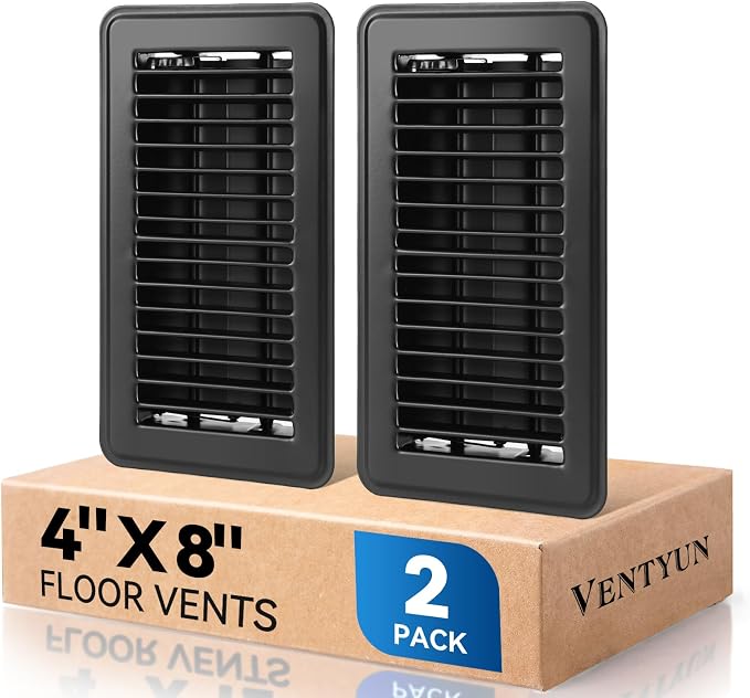 4" x 8" Floor Register Vent Covers 2Pack by VENTYUN