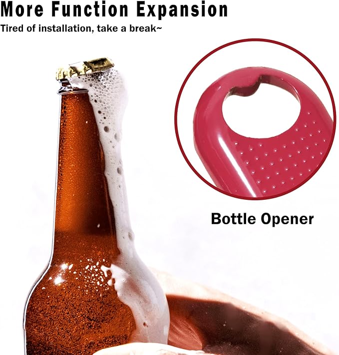 Drywall Panel Lifter, Door Hanging Tool, Edge Rasp, Bottle Opener - Image 7