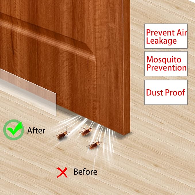 T-Shaped Door Draft Stopper，Silicone Weather Stripping Seal - Image 4