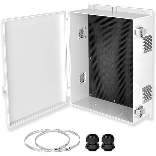 Outdoor Electrical Junction Box, Ventilation and Heat Dissipation ABS Plastic by YETLEBOX