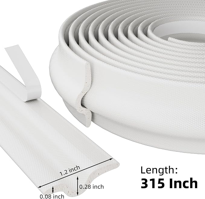 Kneelisa 315 Inch T Shape Window Weather Stripping Door Seal Strip | Self - Image 2