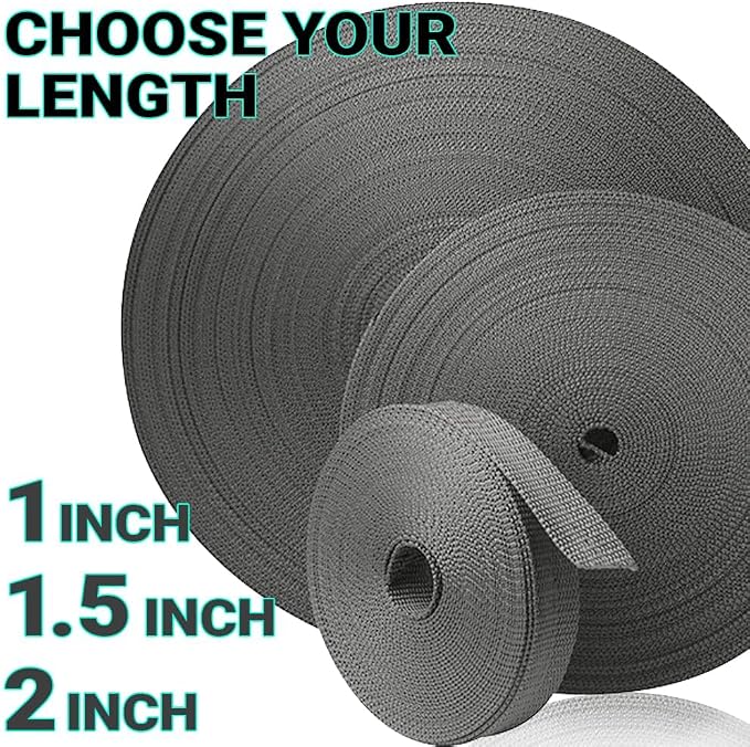 Webbing Strap, 3/4" to 2", 10-50 Yds, EDC gear, backpack repair and pet dog - Image 9