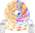 echosari LED Strip Lights Battery Operated, 10Ft 108 LED Dual Color Changing by echosari