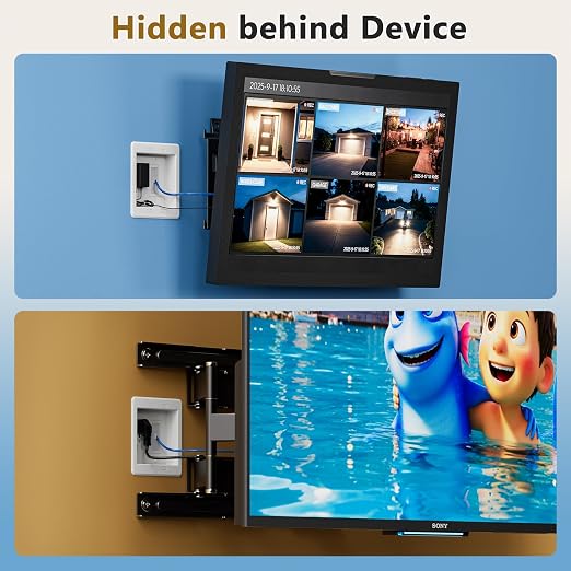 TVBU505-1 Recessed Outlet Box, Outlet Mounting Box - Image 3