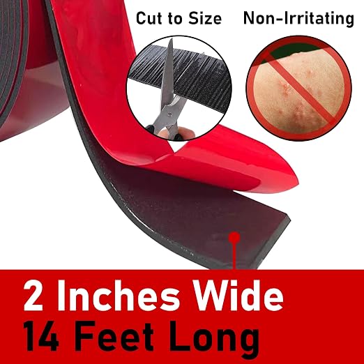 2 inch x 14 ft, AC Line Pipe Insulation, Outdoor Pipe Insulation Wrap - Image 4