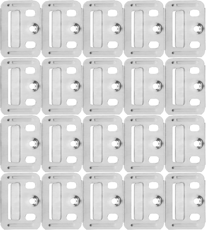 50pcs Stainless Steel Wall Panel Clips by Unknown