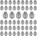 50 PCS 3/4" Liquid Tight Connector NPT Non-Metallic by Unknown