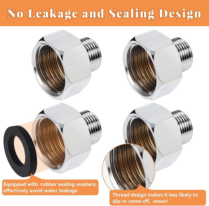Water Line Adapter, Compression Pipe Fittings - Image 4