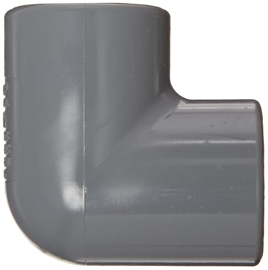 Spears 808-C Series CPVC Pipe Fitting, 90 Degree Elbow, Schedule 80, 1/2" NPT - Image 2