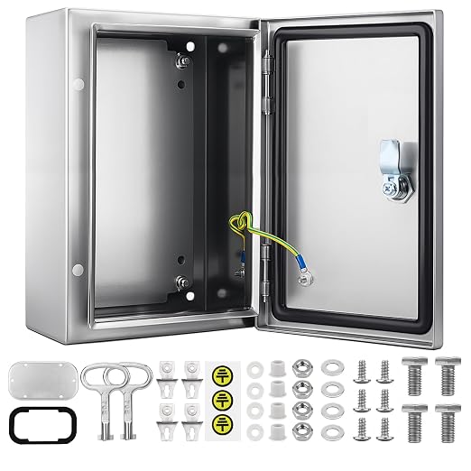 QILIPSU 304 Stainless Steel Electrical Box IP65 Waterproof Steel Project by QILIPSU