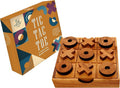BSIRI Wooden Tic Tac Toe Game Coffee Tabletop XO Blocks Ideal by HB3FbyBSIRI