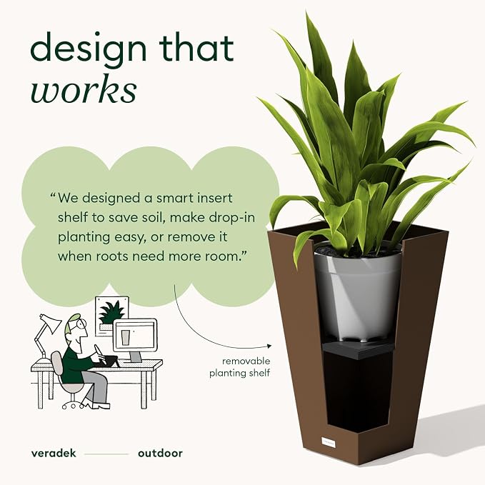 Veradek Pure Series Taper Planter - Image 8