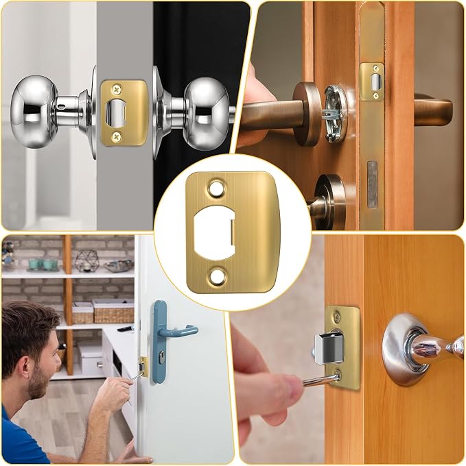 2 Pack Door Strike Plate - Image 3