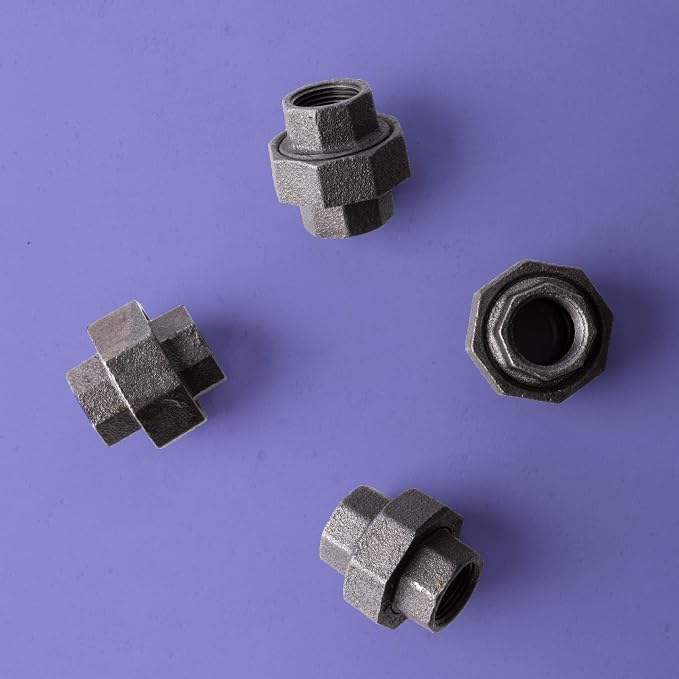 PIPE DECOR Union Fitting, 3/4 Inch, DIY Furniture, and Standard 3/4 Inch - Image 4