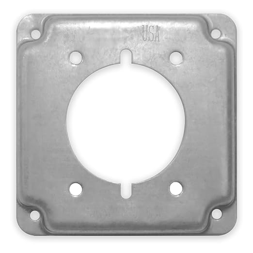 Dryer Outlet Receptacle Electrical Box Cover by AirmontProducts