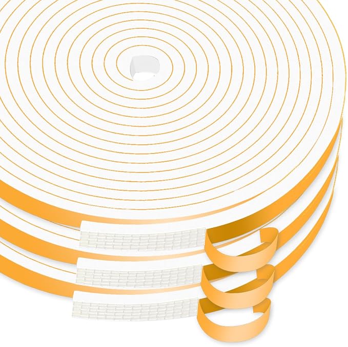 High Density CR Door Seal, for Door and Window, 1/4 in x 1/8 in x 39Ft | Air by MIKONIYA