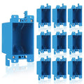 10 Pack Single Gang Electrical Outlet Box, Old Work Box, 14 Cubic Inch | Switch by ANKYLHUAChandelier