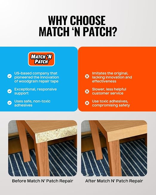 MATCH 'N PATCH Project+ Wood Grain Repair Tape - Image 6