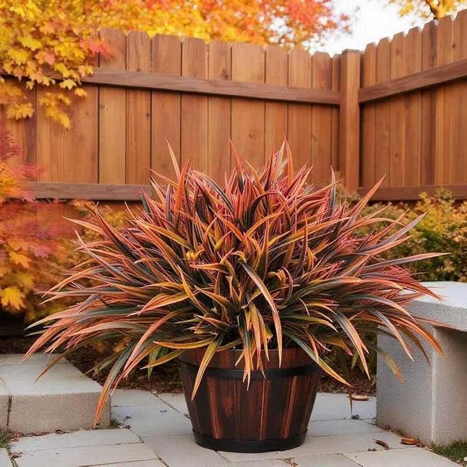 12 Bundles Fake Fall Outdoor Plants Artificial Grass, Autumn Red | Fall Stems by Unknown