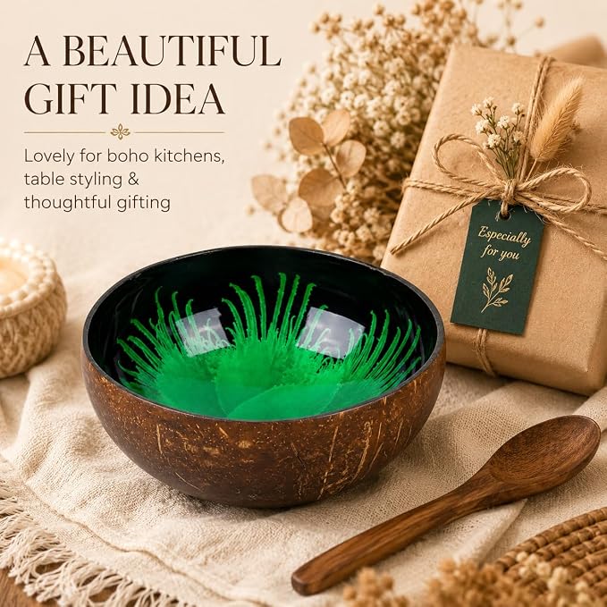 Natural Coconut Bowl Key Decorative - Image 6