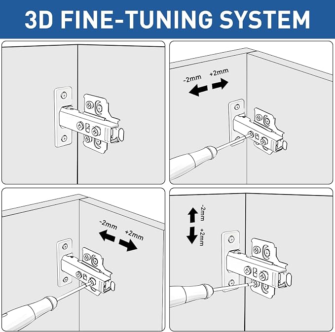 Corner Cabinet Hinge Bifold 175 Degree - Image 6