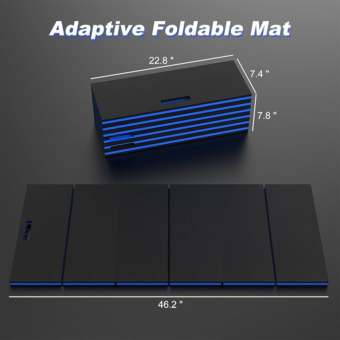 22.8" Wide Mechanic Mat Foldable EVA Kneeling Pad - Image 9