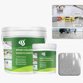 Epoxy Colored Sand Floor Paint, Marble Gray, 1 Gallon | Covers 35Sq Ft by SHENGWEI