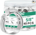 OURU 40PCS 5/8 Pex Crimp Rings, 304 Stainless Steel Pex Fittings | by OURU