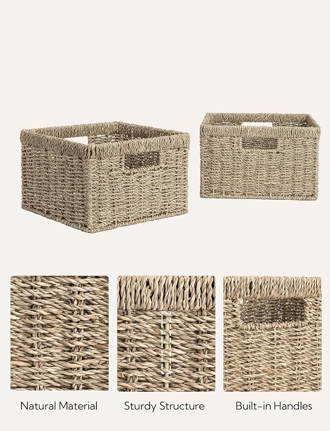 StorageWorks Wicker Storage Baskets - Image 3