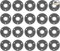 20 Pack 3/4 Inch Industrial Malleable Cast Iron Pipe Flange by NIUBIDINDUSTRIALFURNITUR