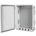 Electrical Junction Box, Ventilated Design, Cable Grommets, Indoor/Outdoor Use by ANIMACYN