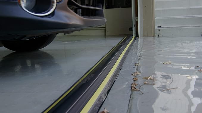 1 ½" High Garage Door Flood Barrier Threshold Seal Kit | Flexible PVC | - Image 6