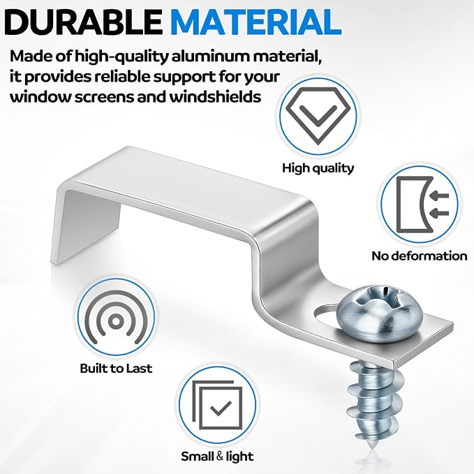 Zonon 24 Pcs Window Screen Clips - Image 3