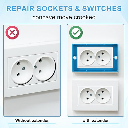 3pcs 1/2" Single Gang Receptacle Outlet Extenders - Image 5