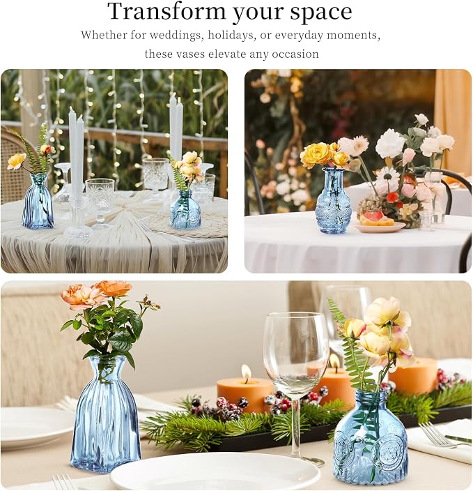 Glass Bud Vases Set of 32 - Image 3