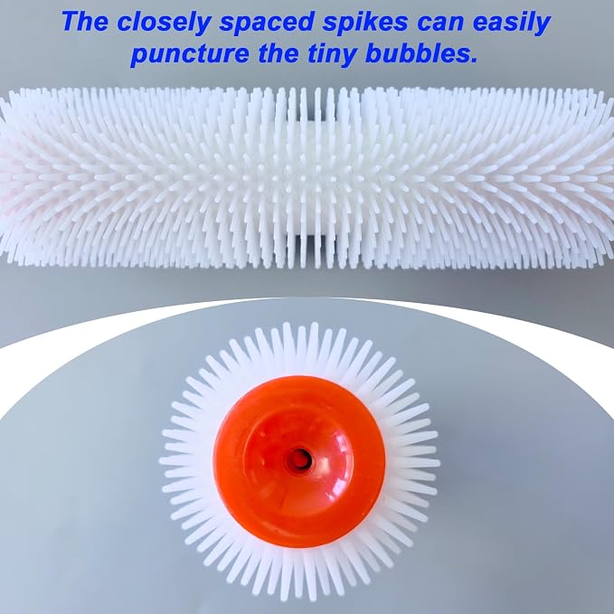 9 Inch Self Leveling Spiked Roller 2 Pack w/Frame - Image 6